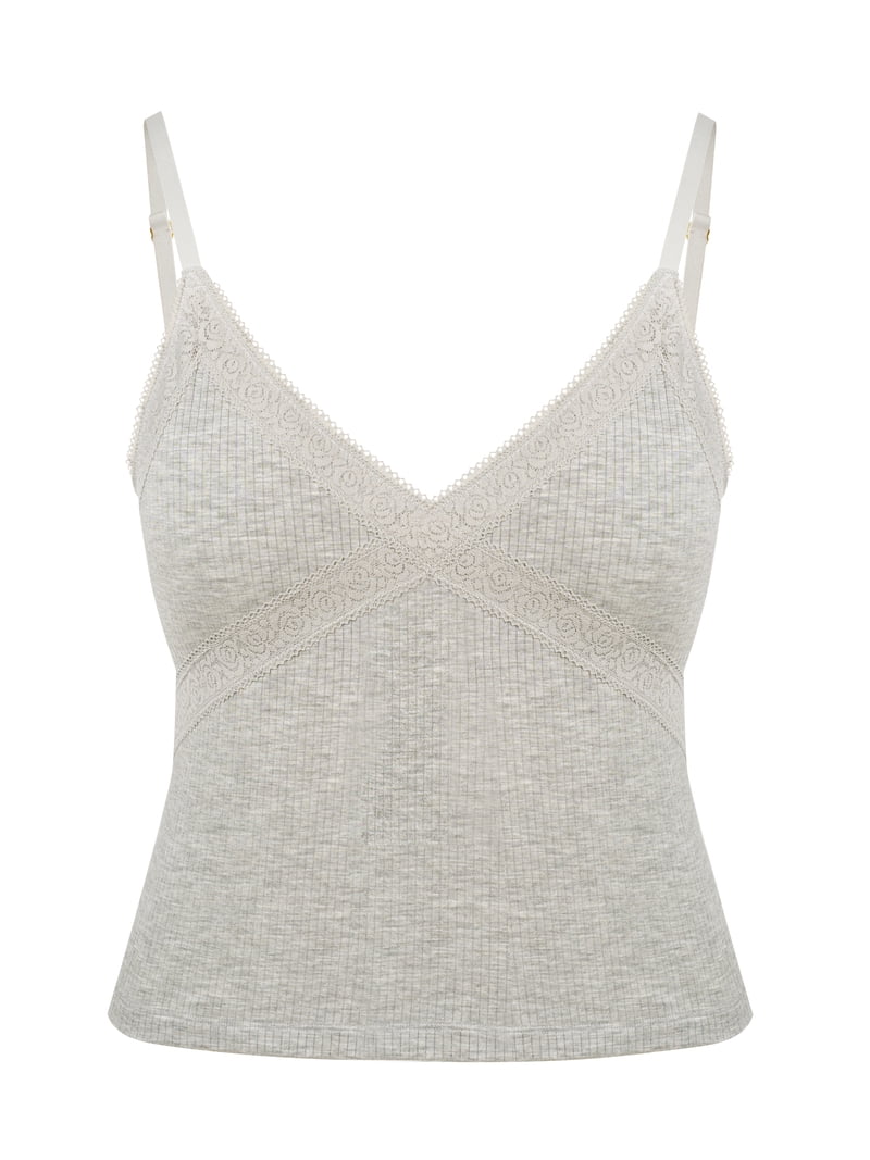 Jessica Simpson Women's Shadow Stripe Lace Cami Set, Size S-XXXL