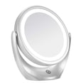 thumbnail image 1 of Howlite Reflect, Espejo LED recargable para maquillaje 5X con doble vista, 1800 mAh con botón TOUCH, 1 of 5
