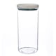 thumbnail image 1 of Tarro de plástico transparente con tapa, apto para alimentos, para almacenar cereales, 1 of 4