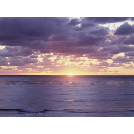 California, San Diego, Sunset Cliffs, Sunset over the Pacific Ocean Print Wall Art By Christopher Talbot
