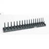Hansen 1202 Hansen Global 1/2" Drive Metric Socket Holder, Gray