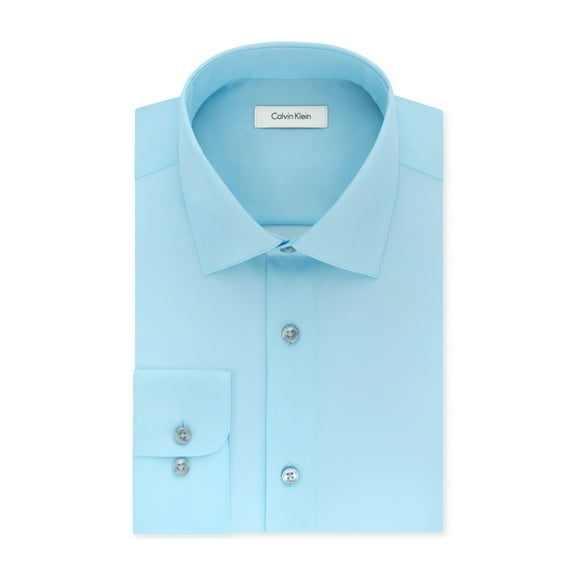Calvin Klein Mens Non Iron Button Up Dress Shirt