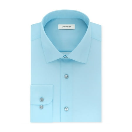 Calvin Klein Mens Non Iron Button Up Dress Shirt