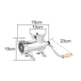 thumbnail image 1 of Large Meat Grinder 32 Multi-function Aluminum Alloy Home Hand Electric Stainless Steel Meat Grinder ,Easy Installation, 1 of 5