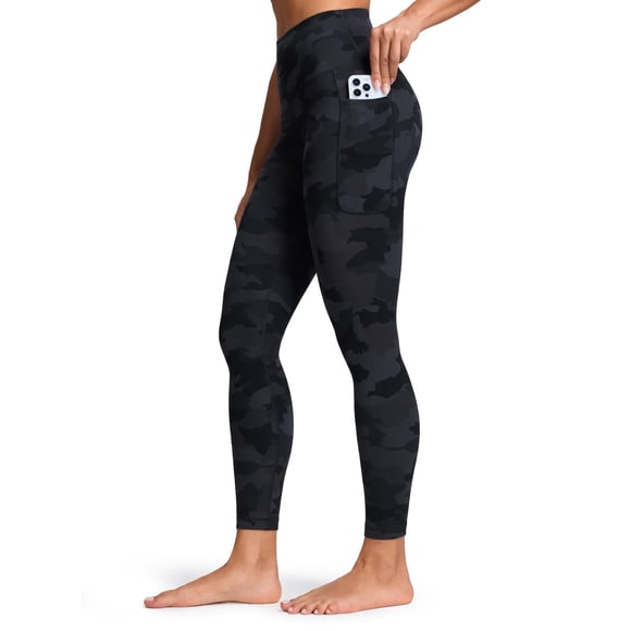 Leggins HeyNuts Workout Pro 7/8 con bolsillos para mujer, camuflaje