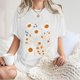 thumbnail image 4 of Faldas Cortas para Mujeres, Impresión de Flores Casual Oversized Camiseta de Manga Corta Top Hecho de 95% Poliéster 5% Spandex para Primavera Verano, Falda Corta de Verano, 4 of 7