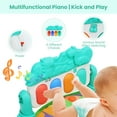 thumbnail image 4 of JoyStone Baby Gym Mat with Piano & Lights, Activity Tummy Time Mat for 0-12 Months, Green, 4 of 8