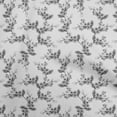 thumbnail image 1 of oneOone Cotton Silk Gray Fabric Floral Dress Material Fabric Print Fabric By The Yard 42 Inch Wide, 1 of 5