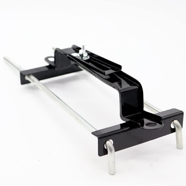 Gorgeri Support de Maintien de Batterie Support de Batterie Sangle de Batterie Support de Batterie Support Universel Réglable Barre Transversale Style J-Bolt pour Voiture SUV RVs Style