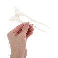 thumbnail image 5 of Unique Bargains Simple Comfortable No Slip Butterfly Hair Forks for Women 1 Pc White, 5 of 5