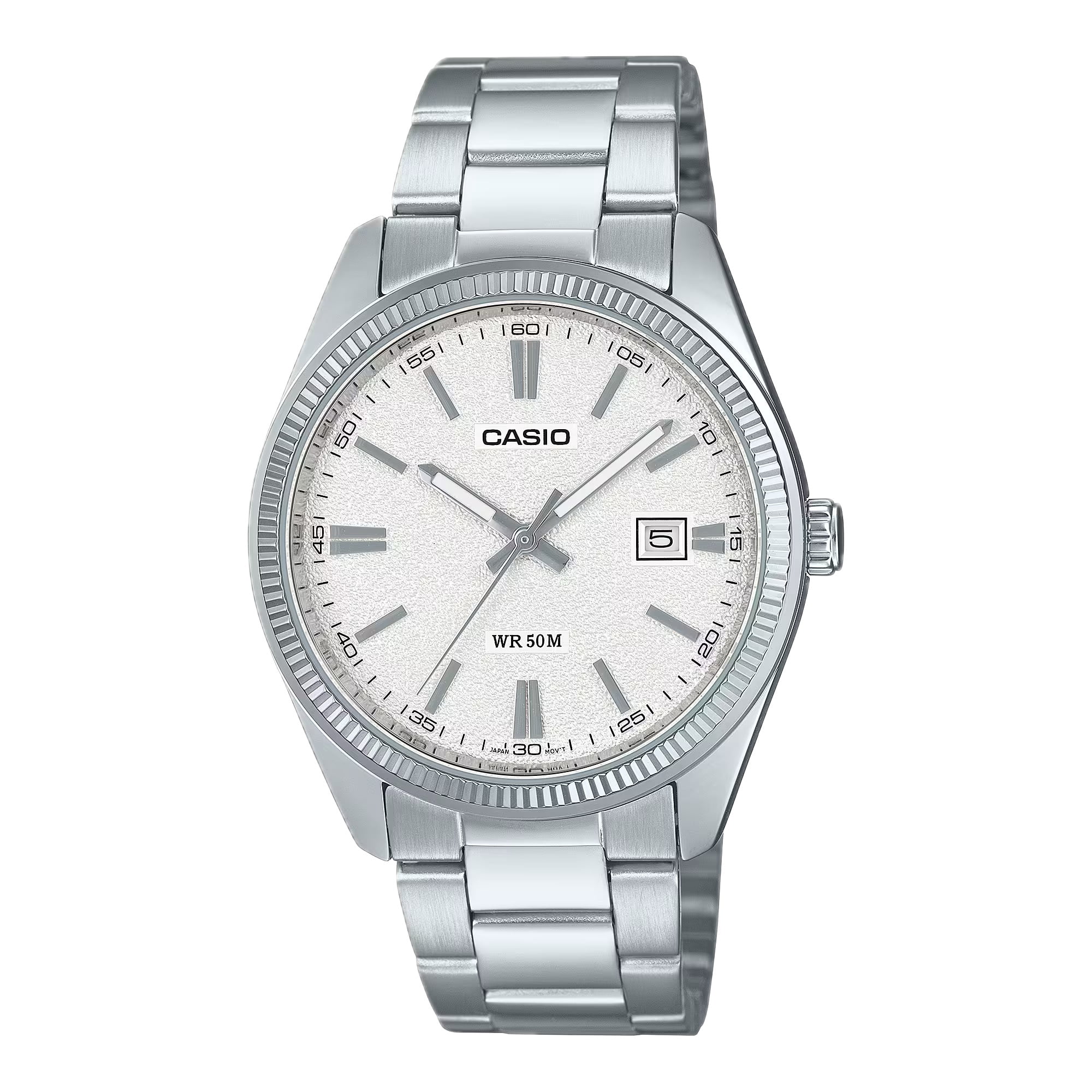 Casio, Classic Silver Watch, MTP1370L-7A with Water Resistance