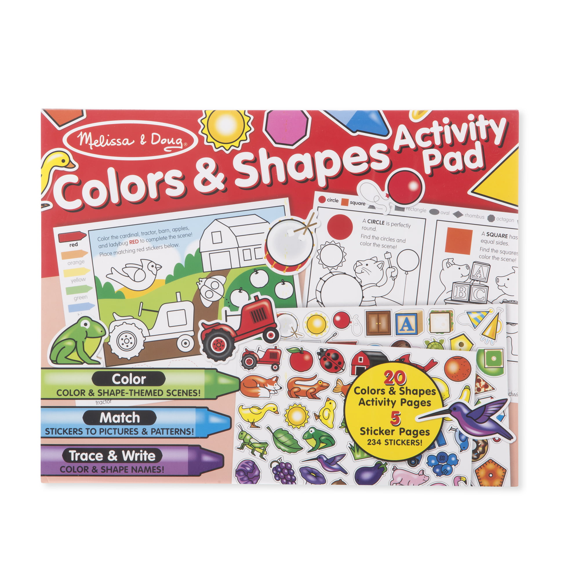 Melissa & Doug Numbers Coloring and Sticker Activity Pad Melissa and Doug 8566 