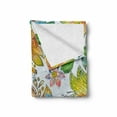 thumbnail image 2 of Floral Soft Flannel Fleece Blanket, Macro Flower Petals Florets Blurry Watercolor Brushstroke Effects Beauty Art Print, Cozy Plush for Indoor and Outdoor Use, 70" x 90", Multicolor, by Ambesonne, 2 of 6