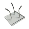thumbnail image 2 of Pedestal del soporte de exhibición de roca de roca de lana de brazo de metal con soporte mineral de base acrílica para rocas Oficina de mesa de coral Estilo E, 2 of 8
