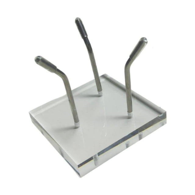 Siruishop Metal Arm Display Stand Easel Easel with Acrylic Base for Small Collectibles E