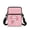 Axolotl Santa Hat, variant on Crossbody Purse Santa Claus Pattern Portable Crossbody Messenger Wallet for Walking, Polyester 2 Layer Crossbody Bags