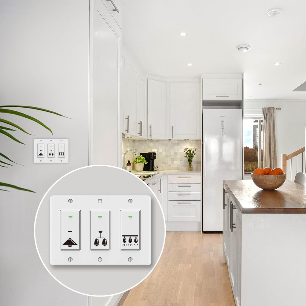 400 Pcs Light Switch Sticker Labels 40 Designs Transparent Switch ID Stickers Switchboard Label Decals for Home Kitchen Bathroom Office School 19x19mm image 6