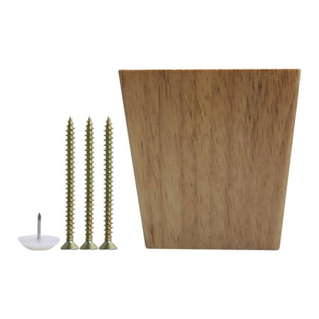 3.1 Inch Wood Furniture Leg Tapered Chair Couch Sofa Desk Cabinet Feet Square Leg Replacement