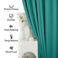 thumbnail image 5 of Deconovo Teal Blackout Curtains 2 Panels Sun Blocking Curtains Blackout Window Cover for Boys Room 42W x 72L inch Teal 1 Pair, 5 of 8