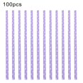 thumbnail image 2 of 100 Pcs Food-Grade Disposable Paper Straws BPA-Free, Vibrant Colors, Ideal for Holiday Parties with Heart and Dot Prints, 2 of 6