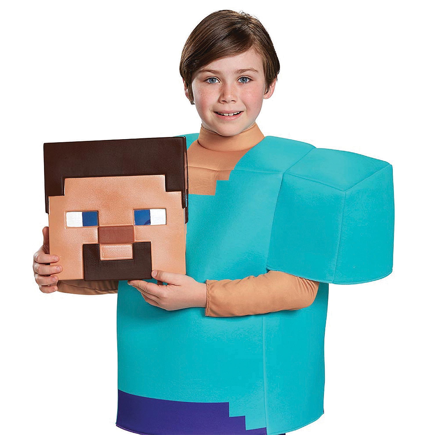  Steve Classic Minecraft Costume, Multicolor, Small (4