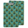 thumbnail image 1 of Inkdotpot Decorative Clipboard Letter Size Clipboard with Low Profile Clip,Retractable Key Hole for Hanging Paperboard for Office School w/ Free Marker & Eraser,Floral-9x15 Inch, 1 of 7