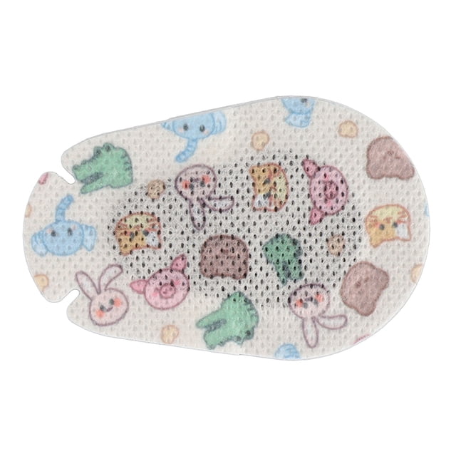 Amblyopia Eye Patches, Comfortable Fit Stick Firmly Breathable Adhesive Eye Patches Bandages for Daily Use Animal Pattern