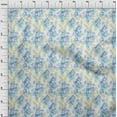 thumbnail image 4 of oneOone Viscose Chiffon Pale Yellow Fabric Floral Quilting Supplies Print Sewing Fabric By The Yard 42 Inch Wide, 4 of 4