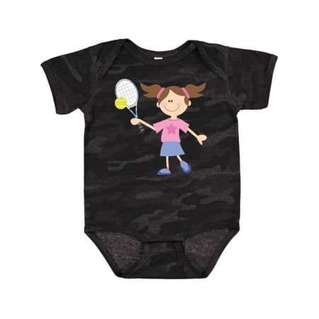 

Inktastic Tennis Girl Girls Baby Bodysuit
