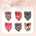 thumbnail image 2 of Foulard de Salive pour Animaux, Couche Simple, Tissu Réutilisable, Serviette de Cou Lavable, Bavoir Mode Imprimé, Type 2, 2 of 9