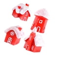 thumbnail image 2 of Gymnture christmas 4Pcs Mini Christmas Village Houses - Random Style, 2 of 10