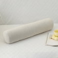 thumbnail image 2 of 16x6in Round Side Sleeping Bolster Pillow, Detachable Washable Cover with Inner Core, Multi-Use Leg Pillow for Sofa & Bed, Comfortable Support Pillow for Home Use, 2 of 7
