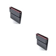 thumbnail image 2 of sweethay Estuche de almacenamiento para relleno de grietas de asiento de automóvil, consola de camión de cuero para vehículo, bolsillo, caja negro rojo 2piezas, 2 of 6