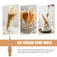 thumbnail image 3 of Molde de helado en forma de cono Rodillo de helado de bricolaje Utensilios de cocina Herramientas para hornear para el hogar Postres, 3 of 5