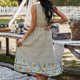 thumbnail image 1 of Vestido Floral de Verano YLSHRF Midi Amigable con la Piel Con Dobladillo Con Volantes, 1 of 6