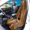 thumbnail image 3 of XYZCANDO Horse Design Car Seat Towel Cover Non-Slip, Suitable for SUV Seats Van Auto Interior, Terry Cloth Car Seat Covers, for Vans Trucks, 3 of 7