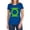Royal, variant on DC Gl Emblem Women's T Shirt, Charcoal, Large