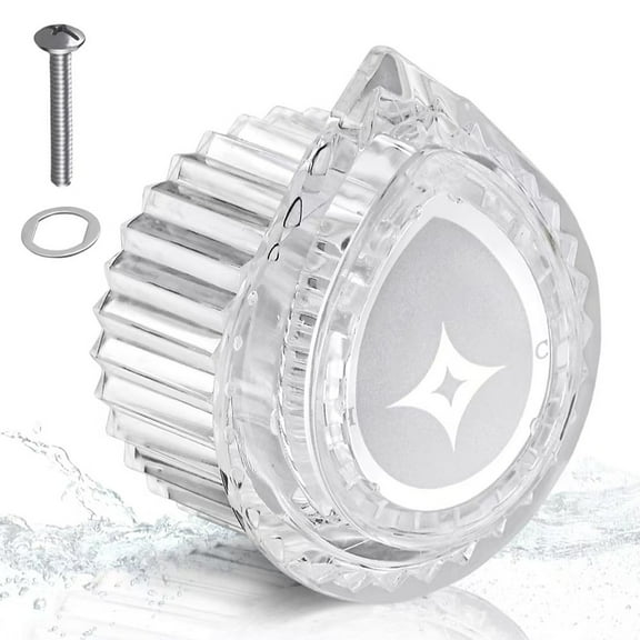 Leke Single Handle Shower Knob Replacement with Clear Temperature Indicators