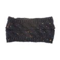 thumbnail image 2 of Sonducket Diadema de invierno para mujer, orejeras de ganchillo, motocicleta para mujer, color negro Accesorio para el cabello Hilo negro Sonducket AP009482-09B, 2 of 6