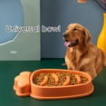 thumbnail image 2 of Methold Universal Pet Slow Food Bowl PP Healthy Eat Smooth Bowls Feeder Feeding Container Accesorio para el hogar Cocina Azul Suministros para perros Amarillo Methold  PT003927-04B, 2 of 6