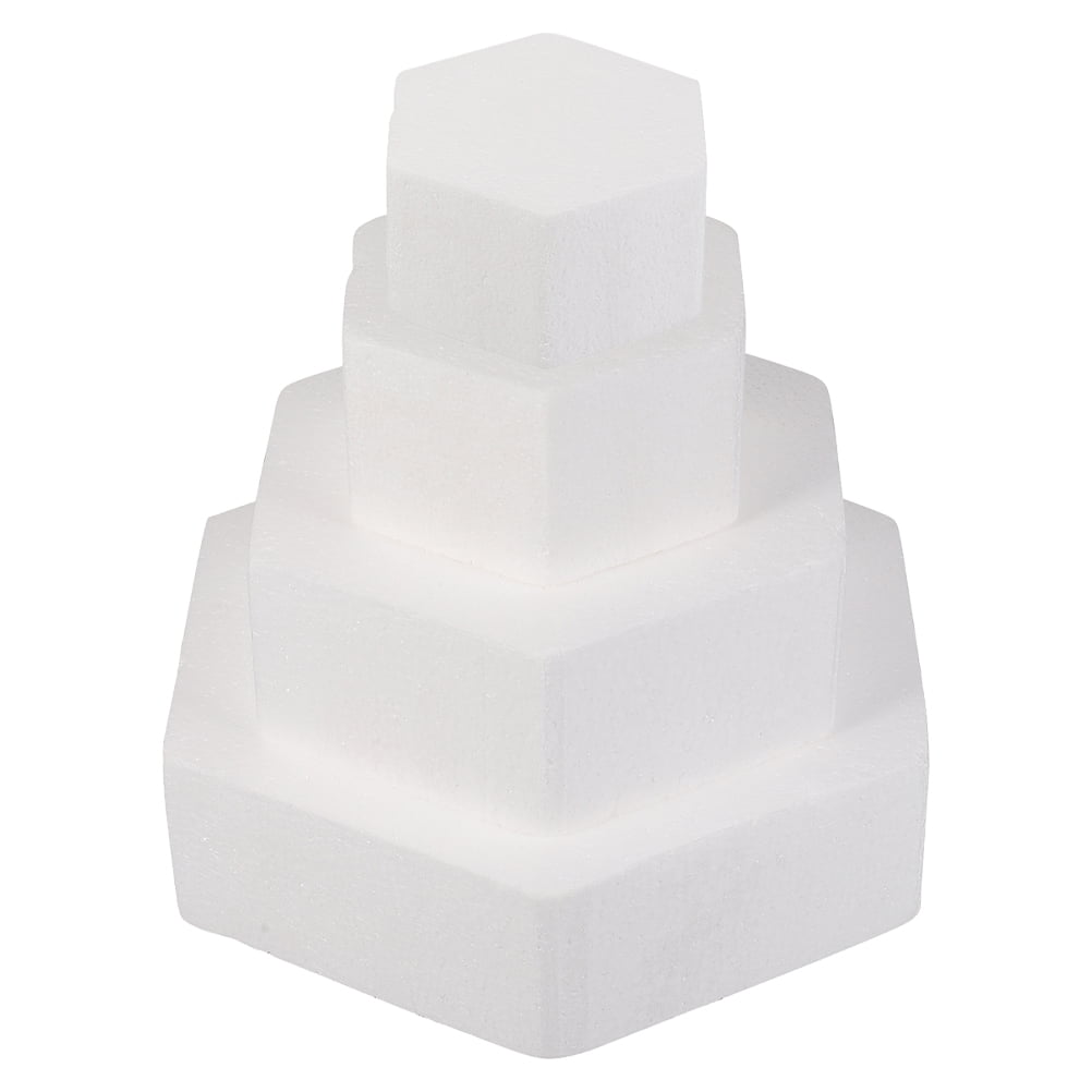 NUOLUX 4Pcs Handcrafted Fake Cakes Multifunction Cake Dummies Reusable