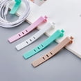 thumbnail image 3 of ROSENICE Cable Organizer Pink 16Pcs 3.0x0.4x0.1in, 3 of 8
