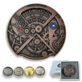 thumbnail image 6 of Roulette Dice Metal Dice Set Mechanical Dice Spinner DND Roller Red Dice, 6 of 12