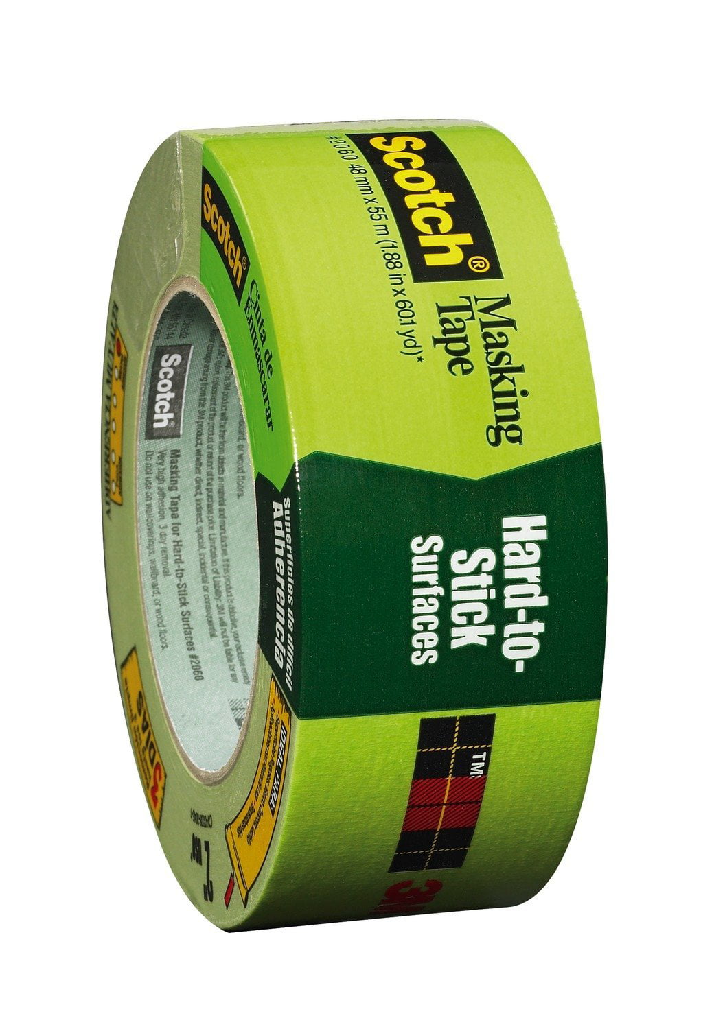 3M Scotch No 2060 36mm x 55m Concrete Brick and Grout High Adhesion Masking Tape 