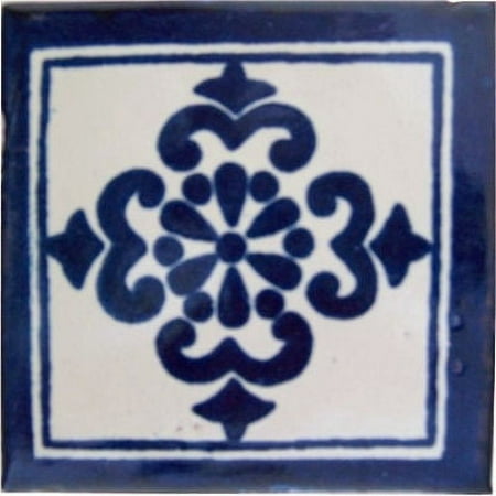 4.2x4.2 Anita Talavera Mexican Tile, Set of 9 pcs