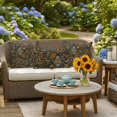 thumbnail image 5 of Boho Floral Outdoor Pillow Covers 20x12 Inch Lumbar Pillow Covers Set of 2 Waterproof Decorative Throw Pillow Cases Vintage Botanical Paisley Flower Cushion Covers for Patio Furniture Garden Couch, 5 of 8