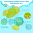 thumbnail image 5 of AMCHSURI 11PCS Mold-Free Baby Bath Toys for 1-3 Years & Infants - Stackable Boat Set with Spoons for Bathtub, Pool, Water Table - Educational Gift, 5 of 9