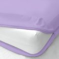 thumbnail image 5 of HNB Store Zipper Fitted Sheet Only, Queen Size 8" Deep Pocket 600TC Pure Egyptian Cotton - Lilac, 5 of 6