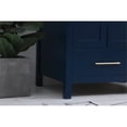 thumbnail image 5 of 32 inch Single Bathroom Vanity in Blue with Backsplash, 5 of 8