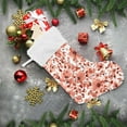 thumbnail image 7 of SKYSONIC Wildflower Christmas Stocking Personalized Large Candy Stocking Hanging Gift Xmas Stockings Decoration for Family Holiday Party Ornaments Decor Fireplace, 7 of 7
